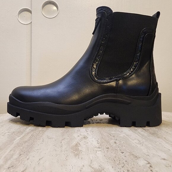 GUESS Womens Yesses Triple Tr Black 11M - A001 - Picture 5 of 9